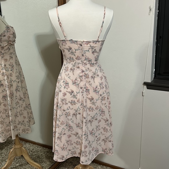 Zaful Pink Floral Dress - Picture 2 of 3